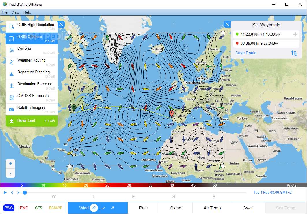 offshore weather app